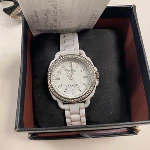 NWT Coach Tatum White Bracelet Watch